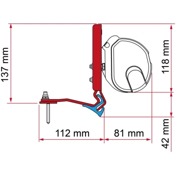 Fiamma adapter for F35 / F35Pro