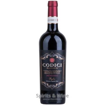 Codici Masserie Primitivo Puglia IGT