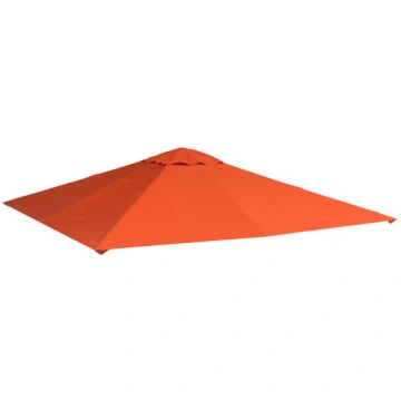 Dārza paviljona jumta pārsegs 298 x 295 cm oranžs 