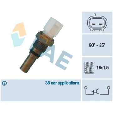 FAE 36540 Termoslēdzis, Radiatora ventilators