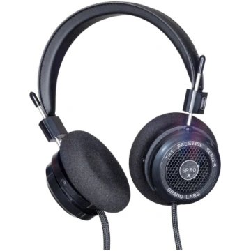 Grado SR 80x Headphone, Wired, Dynamic Open-Back