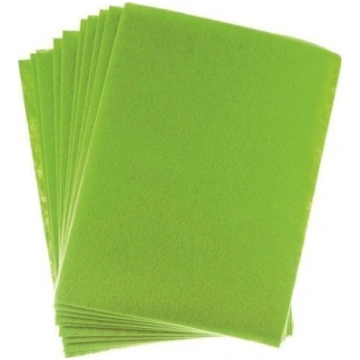 A4 filcs zaļš 1mm 10gab - Brewis