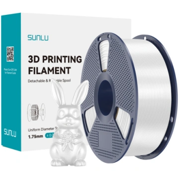 Sunlu PLA+ Silk Filament (White) PLA+ SILK W