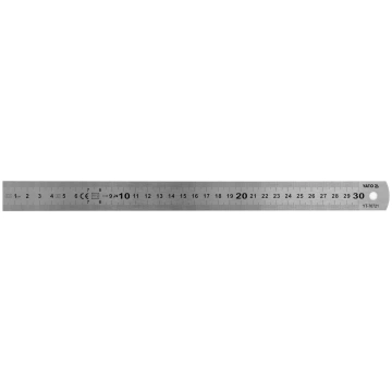 Lineāls (Nerūsējošā tērauda) centimetru skala 300m