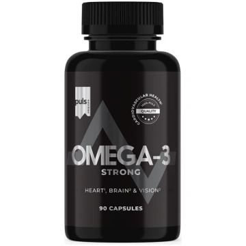 Puls Omega-3 Strong Zivju eļļa, 90 kapsulas