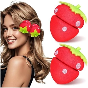 Healvian matu ruļļi Strawberry Sponge Soft Heat Fr