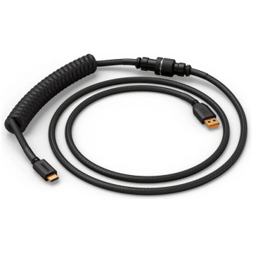 Glorious GMMK Coiled Cable Phantom Black Spiralkab