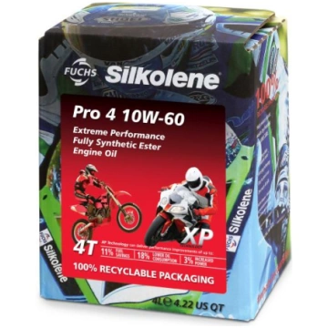 PRO 4 10W60 - XP 4L CUBE SILKOLENE