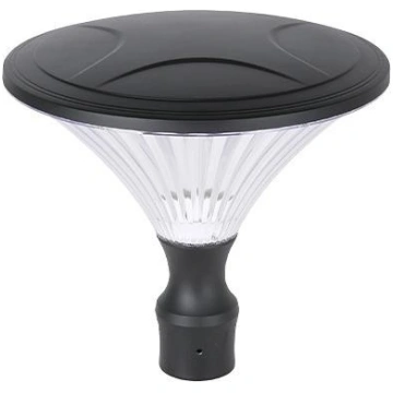 LED parka laterna 1xE27 Plexio , melna