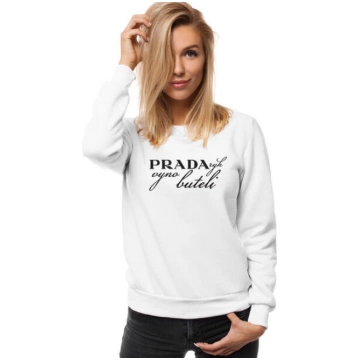 Sieviešu balts džemperis "Prada", XL Nav norādīts