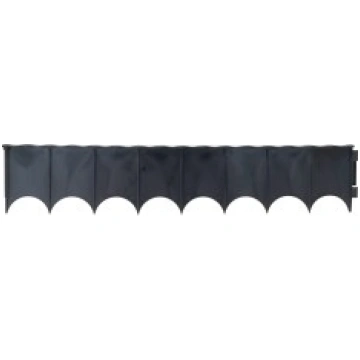 PLASTMASAS NOROBEŽOJUMS IESPRAUŽAMS, 120MM AUGSTS,
