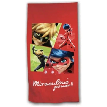 Dvielis Miraculous Ladybug, 70 x 140 cm