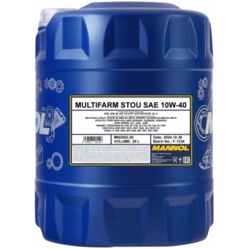 MANNOL Eļļa MN Multifarm STOU 10W-40, 20L | MN2502