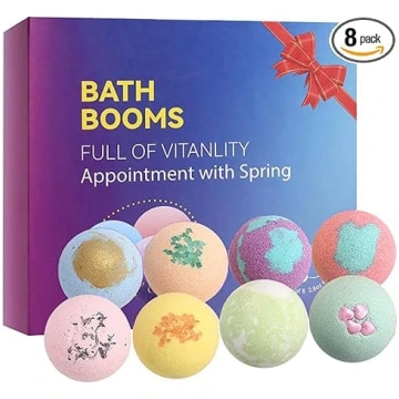 RoseFlower Bath Bomb dāvanu komplekts bērniem, 8 k