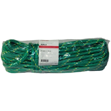 Pīta polipropilēna aukla Havek, 11mm, 15m, zaļa