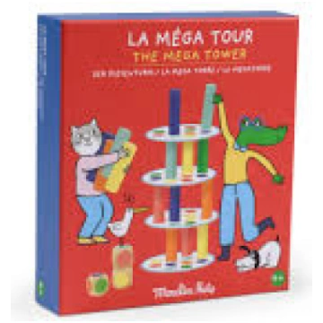 GIOCO IN LEGNO LA MEGA TORRE LES LOUFOQUES