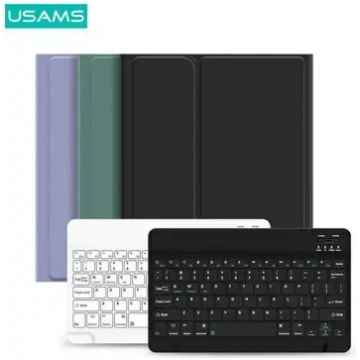 USAMS Winro futrālis ar tastatūru iPad 10.2" – mel
