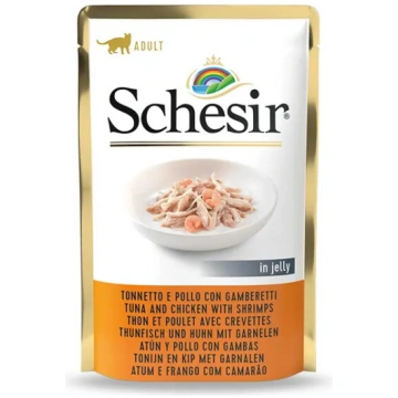 Mitrs kaķu barības produkts Schesir SR-1108 — piea