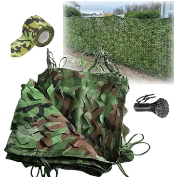 Vispārīgs maskēšanās tīkls Vācijas armijas maskēša