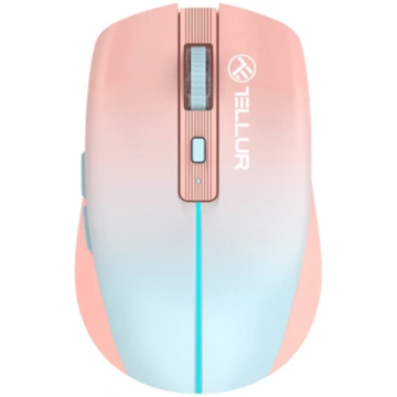 Tellur Silent Click Wireless Mouse Orange 53308#T-