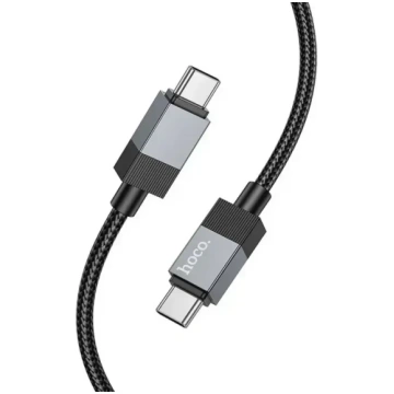 Hoco X110 USB-C uz USB-C kabelis 3A 60W 1m – melns
