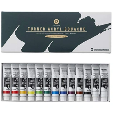 Turner Color Acrylic Gouache 13-Pack (12 Colors) S