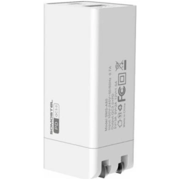MAIN CHARGER 36W + CABLE IPHONE WHITE SOMOSTEL POW