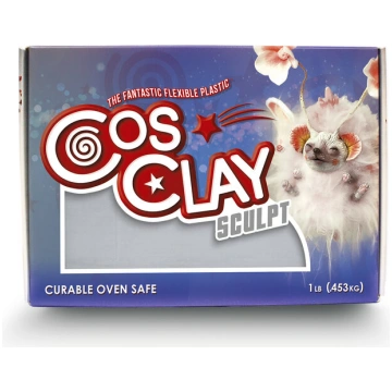 Cosclay SCULPT pelēks polimēru māls 453g