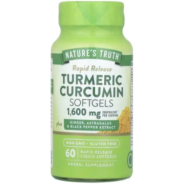 Nature's Truth, Turmeric Curcumin plus Ginger