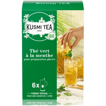 Tēja Bio Vert Menthe 6 lieli maisiņi Kusmi