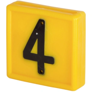 Plastmasas marķēšanas cipari (Nr. 0-9) 4