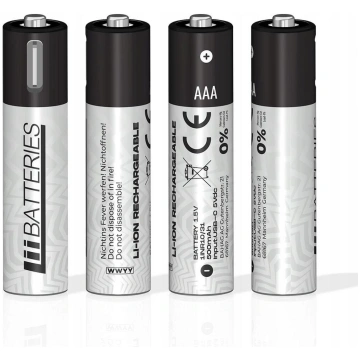 Liibattaries USB-C Rechargeable Powerful batteries