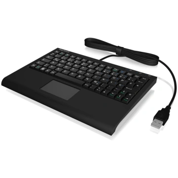 IcyBox KeySonic Mini keyboard smart touchpad USB B