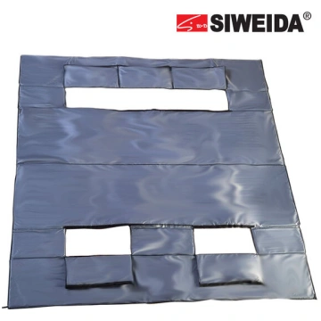 Siltināts, ūdensizturīgs Siweida telts-kuba grīda.