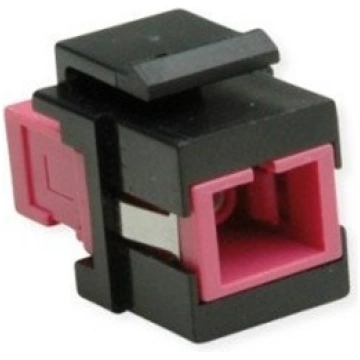 Roline Fiber Optic Keystone Jack, SC Simplex, Mult
