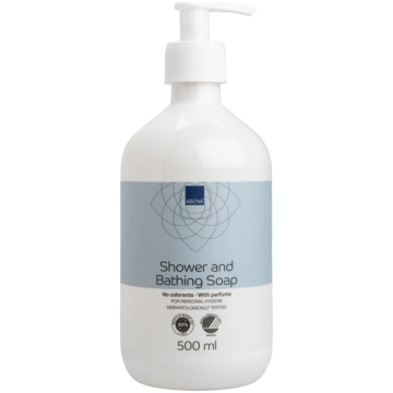 Dušas un vannas šķidrās ziepes, ABENA, 500 ml