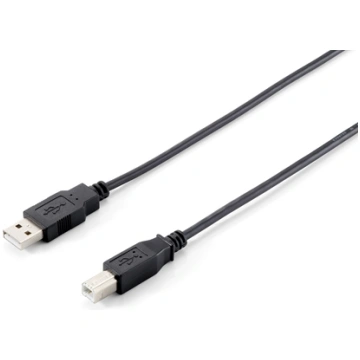 Equip USB 2.0 Type A to Type B Cable, 3.0m , Black