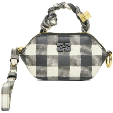 Ganni - Bou Nano Vichy Bag - izmērs ONE SIZE