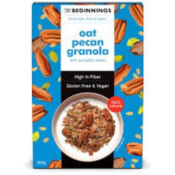 Bezglutēna Granola THE BEGINNINGS Auzu pekanriekst