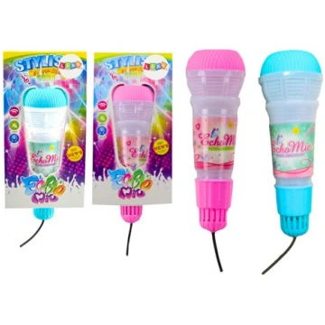 L-Toys Bērnu mikrofons Echo gaiši rozā zils zils