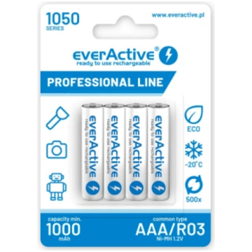 Rechargeable batteries everActive Ni-MH R03 AAA 10