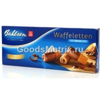 Vafeļu rullīši ar šokolādi Bahlsen Vollnileh, 100g