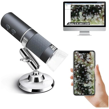 Ninyoon 4K WiFi mikroskops iPhone Android, 50 līdz