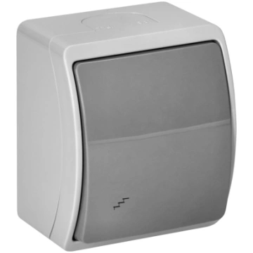 Surface-mounted three-way switch AQUATIC IP44 Orno