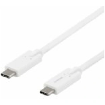 Deltaco Cable USB-C - USB-C 5Gbit/ s 5A 2m white v