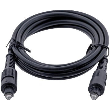 Gembird Toslink, 2m audio cable Black CC-OPT-2M