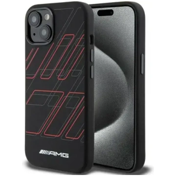 AMG iPhone 15 Plus / 14 Plus 6.7" cietais silikona