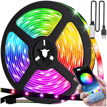 Ūdensizturīga RGB LED lenta 3m ar Bluetooth lietot