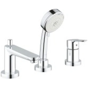 Grohe BauEdge 3-daļīgs vannas jaucējkrāns, hroms 2
