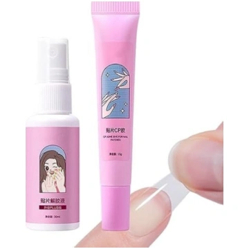 Starker Nagelkleber, Modellier-Haftmittel-Set, Kun